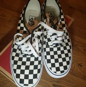 Vans Authentic Golden Coast Black Checkerboard
